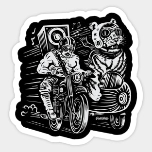 Ride or Die Bestie T-Shirt V2 Sticker